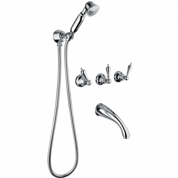 Смеситель для ванны Bongio Capri, цвет: хром