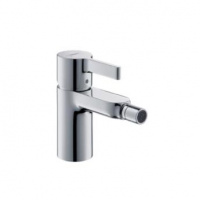 Hansgrohe Metris S Смеситель для биде, однорычажный, с донным клапаном, излив 122 мм, высота 137 мм, Цвет: Хром