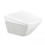 TOTO Jewelhex Унитаз подвесной 45.2x56x33.2см, CeFiONtect, с сиденьем и манжетой, цвет: белый