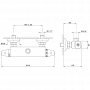 Nicolazzi Termostatico Смеситель термостатический для душевой стойки, цвет: хром