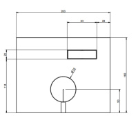 Gessi Hi-Fi Смеситель для душа, с включением 1 источника, внешняя часть, цвет: Black Metal PVD