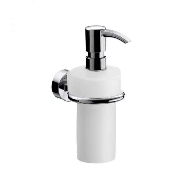 EMCO Rondo2 Дозатор для жидкого мыла, стекло матовое, подвесной, цвет: хром