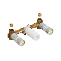 Axor Massaud Встраиваемый смеситель для раковины на 3 отверстия, цвет: хром