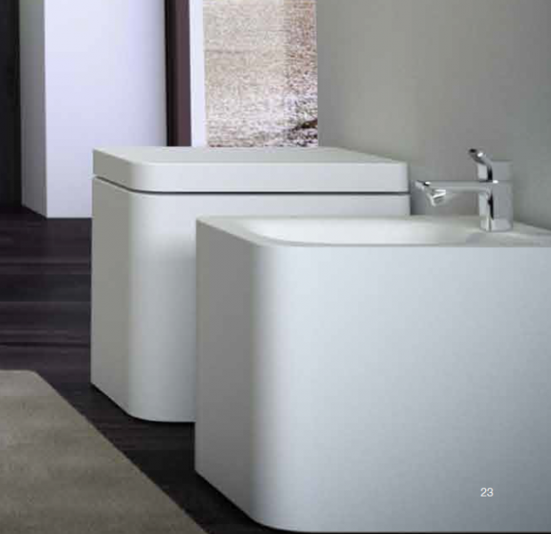 KNIEF Pride Унитаз напольный безободковый  51х41х42 см с сидением soft close цвет: белый матовый