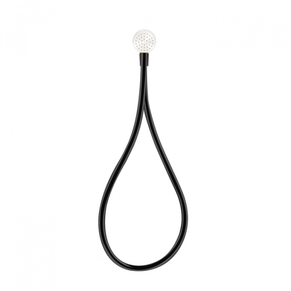 Gessi Hi-Fi Душевой магнитные комплект, состоящий из вывода воды, держателя, Darkflex шланга 1,50 м и лейки, цвет: White CN