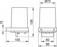 Дозатор Keuco Edition 11 11152019000 хром