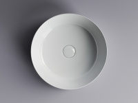 Умывальник чаша накладная круглая Element 390*390*120мм Ceramica Nova белый CN6022