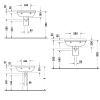 Duravit  Starck 3 Раковина 65x48.5 см, 1 отв., цвет: белый