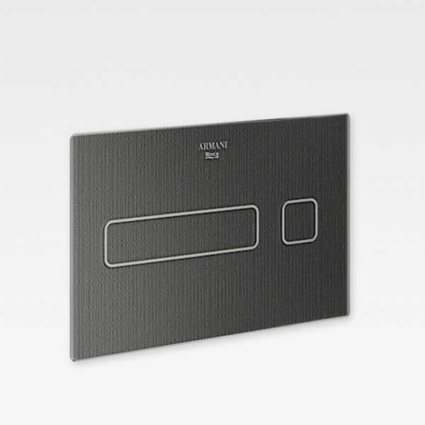 Armani Roca Baia Панель смыва электронная 25.78х0.4х16.78см, цвет: dark metallic