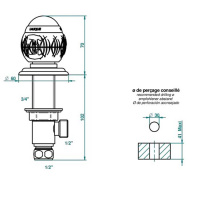 THG Panthere Cristal Noir Вентиль смесителя для раковины