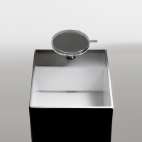 Laufen Kartell Раковина 37.5х43.5х90 см, 1 отв., напольная, без перелива, цвет: черный