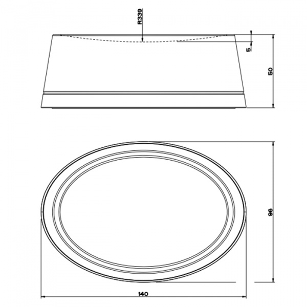 Gessi Cono Мыльница настольная, цвет: хром