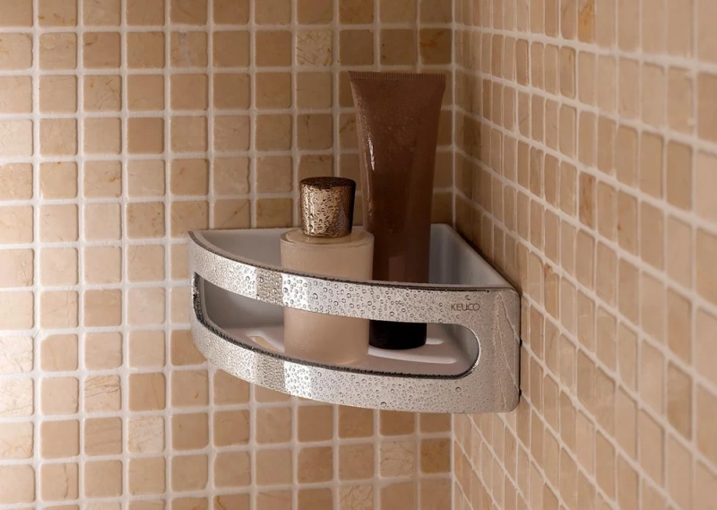 Полка Keuco Elegance new 11657 хром, белая