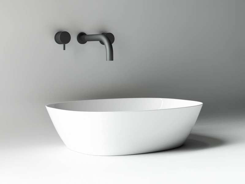 Умывальник чаша накладная овальная Element 500*380*140мм Ceramica Nova белый CN5005