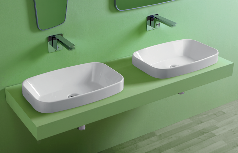 Simas Baden Baden Раковина 60х38 см, без отв., цвет: белый