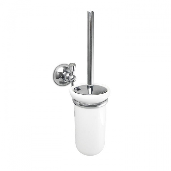 Nicolazzi Cristallo Di Rocca Ершик для унитаза подвесной, цвет: керамика / хром