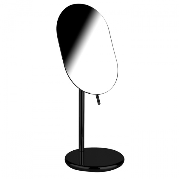 Gessi Goccia Косметическое зеркало настольное поворотное, цвет: черный