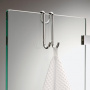 Decor Walther DH 1 Крючок для душевой двери двойной, подвесной, цвет: хром