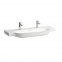 Laufen New Classic Раковина 120х48х16.5 см, 2 отв., накладная, без перелива, цвет: белый LCC