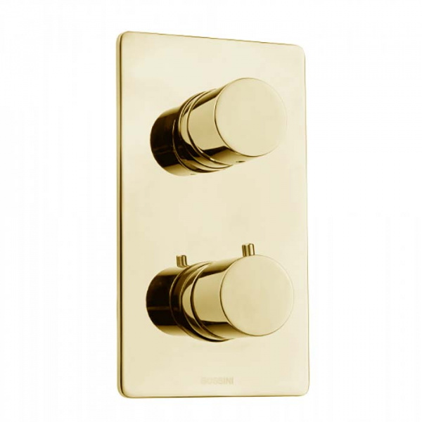 Bossini Oki Термостат для душа, встраиваемый, с девиаторм 1/2/3/4/5, цвет: золото