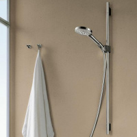 Axor Uno² Душевой гарнитур: ручной душ 3jet, штанга, держаель для душа, цвет: хром