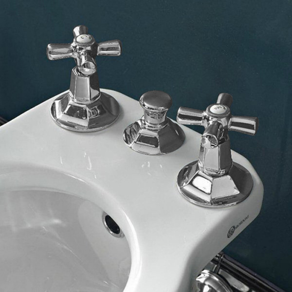 Sbordoni Deco Смеситель для биде на 3 отверстия, цвет: хром