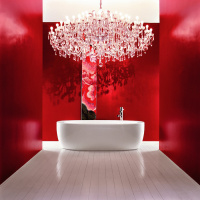 Laufen Alessi One Ванна 203x102x46см, отдельностоящая, гидромассаж, подсветка, дезинф, с каркасом и панелью, материал: акрил