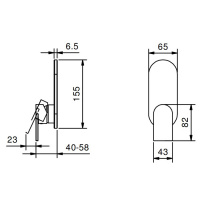 Fantini Mare Смеситель для душа, встраиваемый, цвет: хром