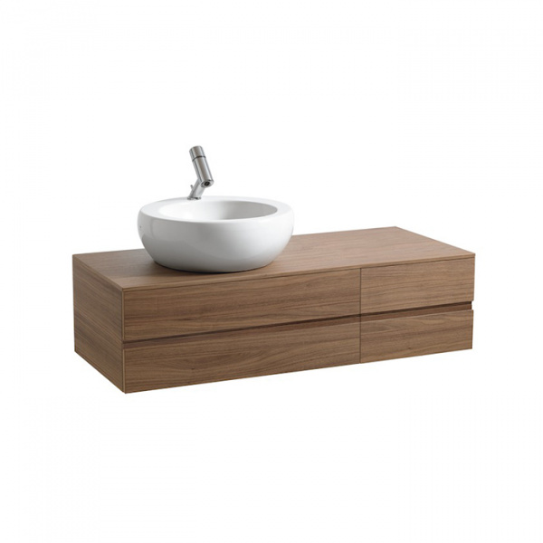 Laufen Alessi One Тумба с раковиной, 120х50х33см, с 4 выдвиж. ящиками, SX, цвет: орех