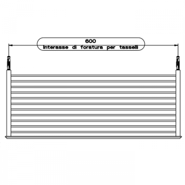 Gessi Eleganza Полочка 60см широкая, подвесной, цвет: хром