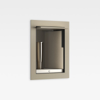 Armani Roca Island Комплект: Гигиенический выдвижной душ встроенный в шкафчик, шланг 1.8 м, цвет: greige