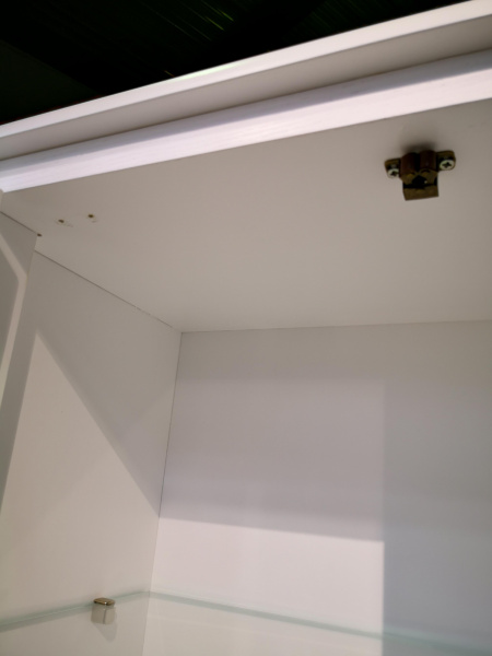 EBAN Rebecca Колонна 44x32x186h, 1 дверца (дверца без стекла, отделка: деревом) SX- петли слева, 3 ящика, цвет: bi assoluto