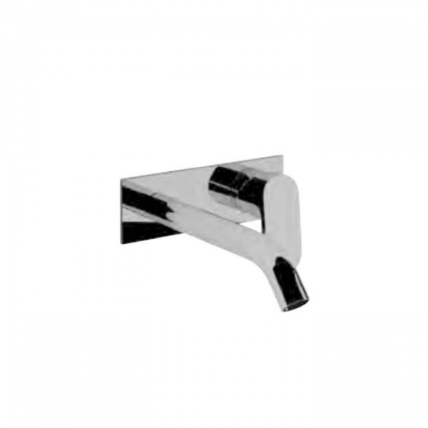 AZZURRA LINEA Смеситель для раковины, настенный с внутренней частью, излив 180мм, встраиваемый, хром
