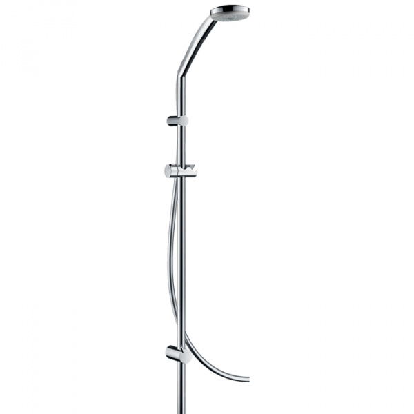 Hansgrohe Croma 100 Душевой комплект: душевая штанга, ручной душ, гибкий шланг, цвет: хром