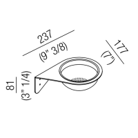 Agape Al dente Мыльница, подвесная, цвет: оранжевый