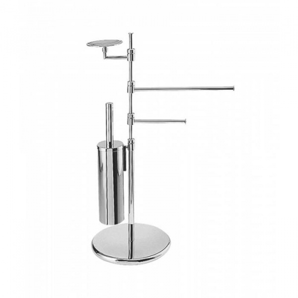 Стойка с аксессуарами 70см.,  напольная Bongio T Mix, цвет: хром