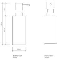 Decor Walther Mikado SSP Дозатор для мыла, настольный, цвет: золото