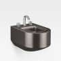 Armani Roca Baia Биде подвесное 56x38x30см с 1 отв. под смеситель, цвет: dark metallic