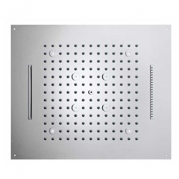 BOSSINI DREAM/4 Верхний душ 570 x 470 мм, 4 режима (дождь, каскад, водопад, туман), с 4 LED (белый), блок питания/управления, цвет: хром
