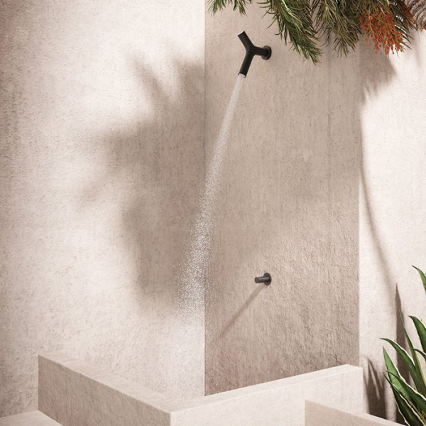 Antonio Lupi Apollo Верхний душ Ø45 мм., настенный монтаж, цвет: черный матовый