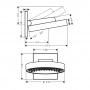 Hansgrohe Rainfinity Верхний душ, d=250мм, 1 jet, с настенным держателем, цвет: хром