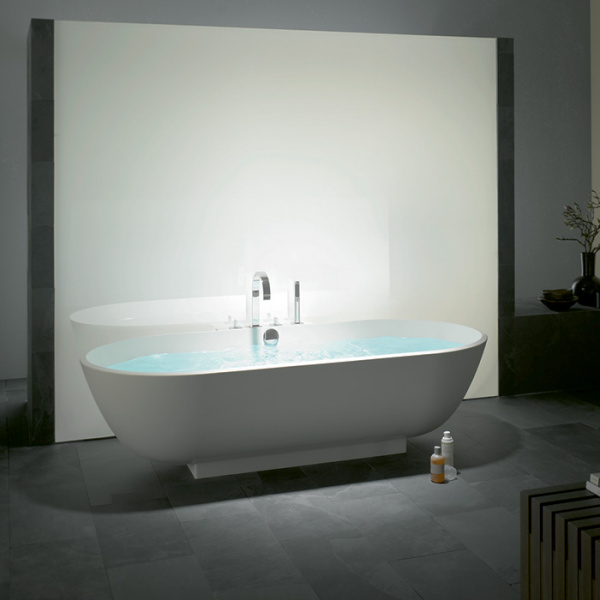 Burgbad Crono Ванна отдельностоящая 180x80x57.5 см, овальная