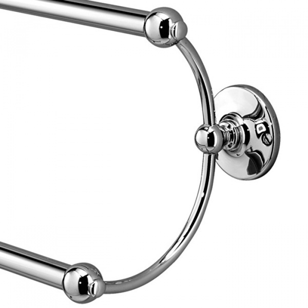 Devon&Devon Cavendish Полотенцедержатель двойной 55.5см., подвесной, цвет: хром