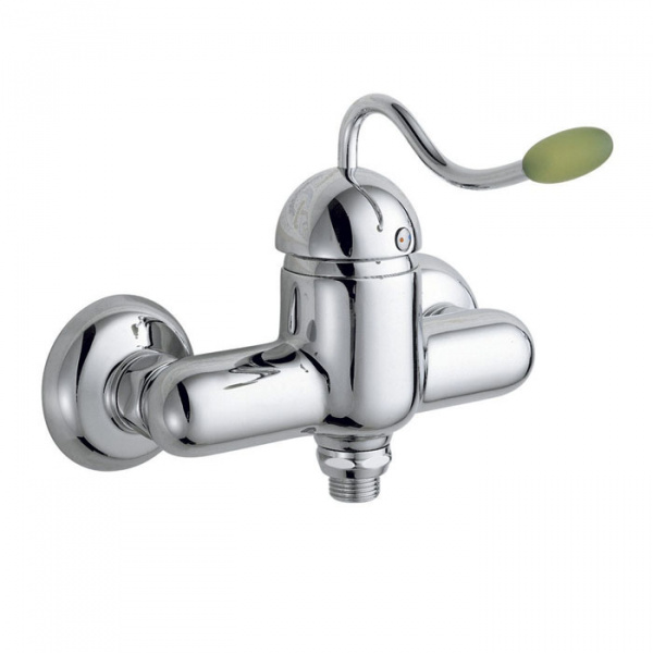 Nicolazzi Signal Смеситель для душа на 2 отверстия, настенный, вывод снизу 1/2&quot, цвет: хром