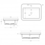 Artceram Fuori Scala Раковина 60х45 см, встраиваемая, с 1 отв.под смеситель,без перелива, цвет: avio