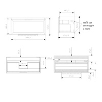 EBAN Комплект мебели  Paola  101 см , база с раковиной 101см, доводчики Blum, Цвет: TORTORA