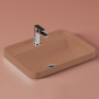 Artceram Fuori Scala Раковина 60х45 см, встраиваемая, с 1 отв.под смеситель,без перелива, цвет: tortora