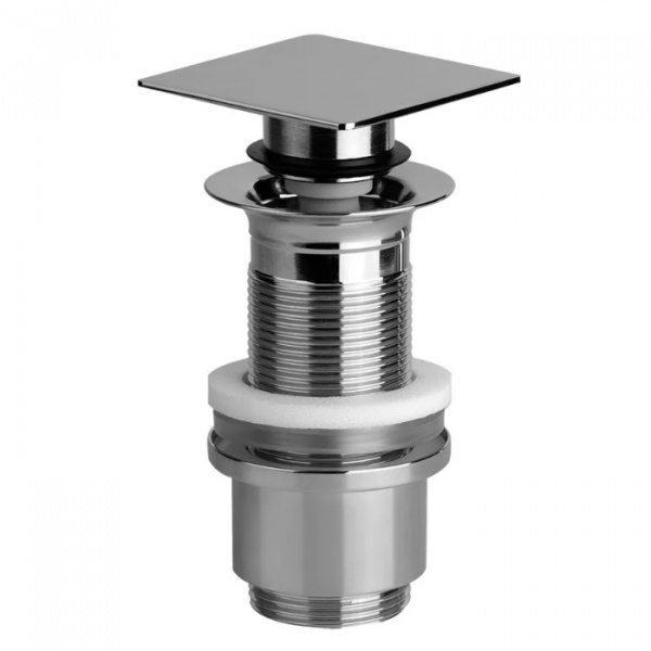 Gessi Автоматический донный клапан “Stop&Go” для раковины без перелива, цвет: хром