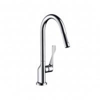 Axor Citterio Выдвижной, однорычажный кухонный смеситель, цвет: хром