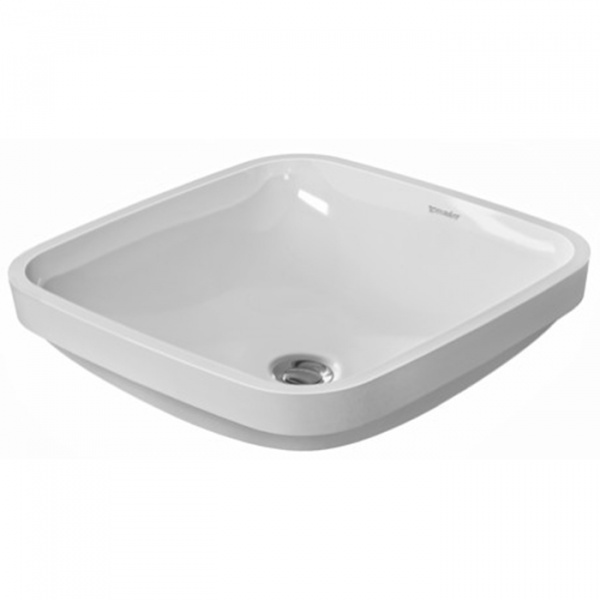 Duravit DuraStyle Раковина 40x40 см, без отв., с переливом, цвет: белый
